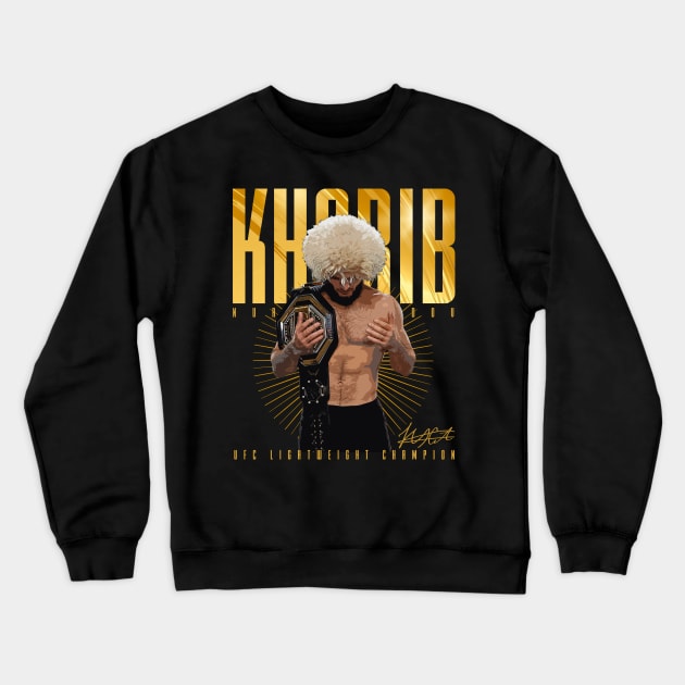 Khabib Nurmagomedov Crewneck Sweatshirt by Juantamad